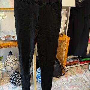 Zara Classic High Rise Black Stretch Skinny Pants